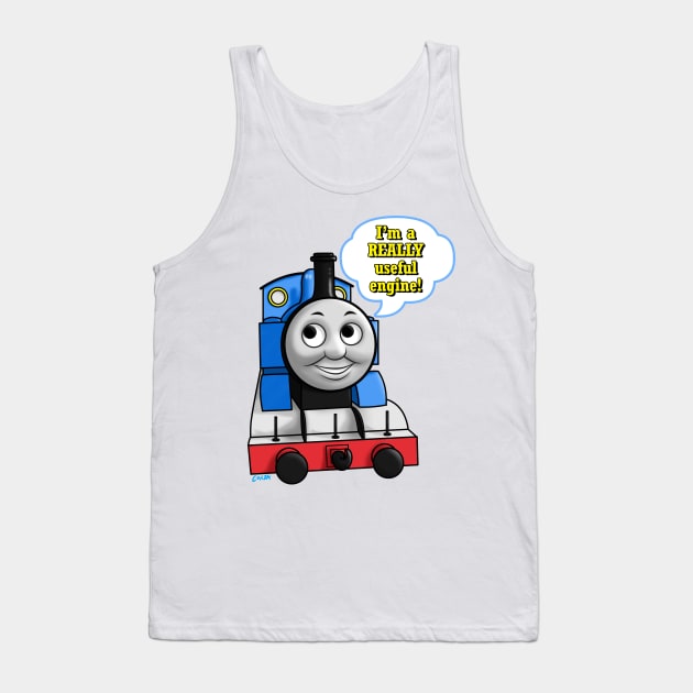 "I'm a Really Useful Engine!" Thomas Tank Top by corzamoon